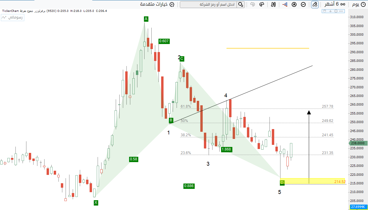 سهم برغرايزر - هوامير البورصة السعودية